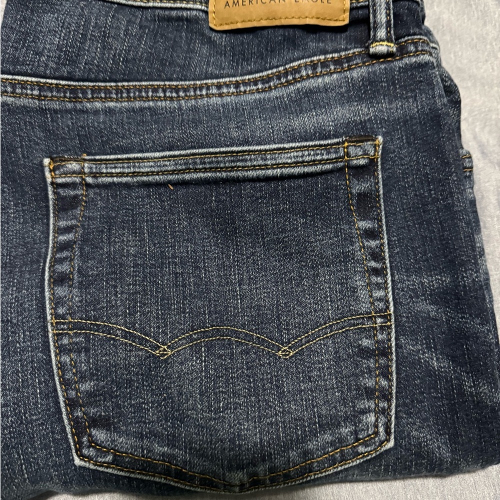 American Eagle Outfitters Dark Blue Straight Jeans